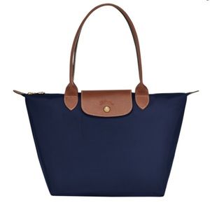 LONGCHAMP LE PLIAGE ORIGINAL SHOULDER BAG - NAVY